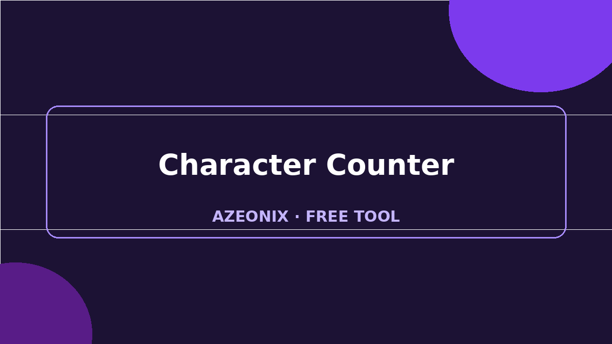 Character Counter