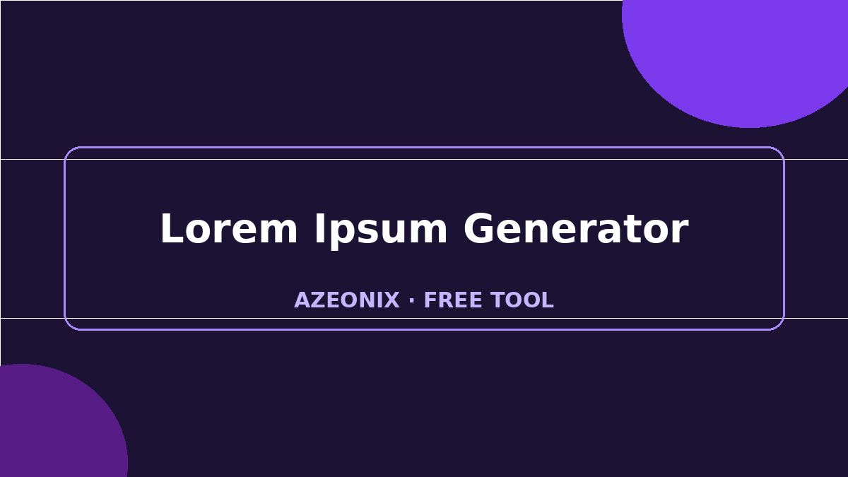 Lorem Ipsum