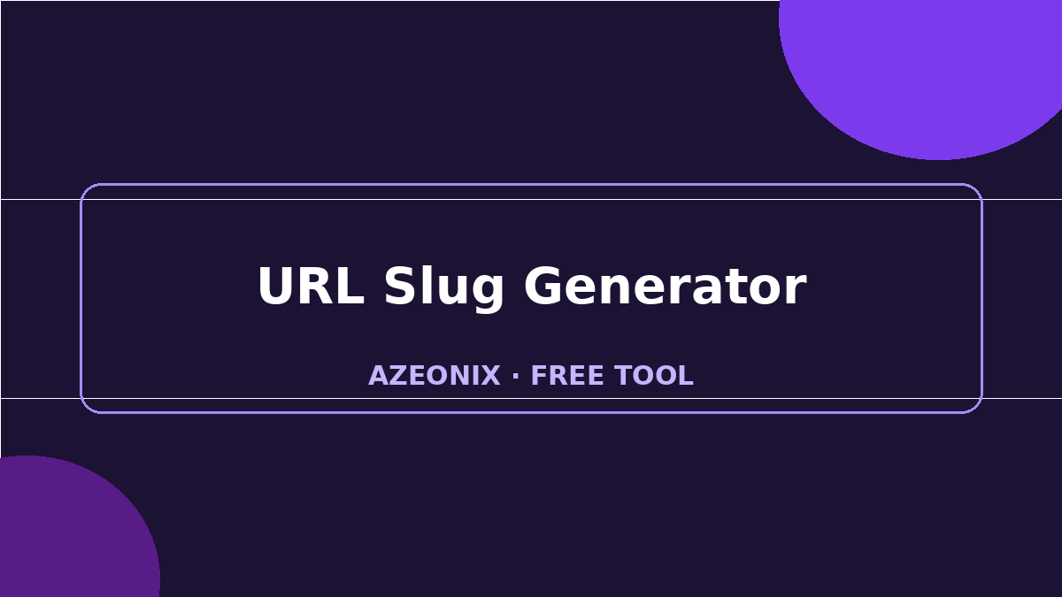 Slug Generator